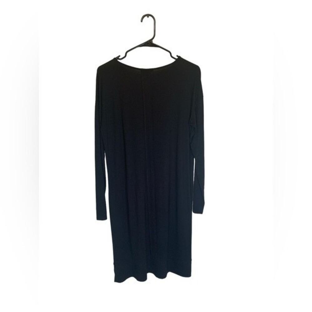 Eileen Fisher‎ Long Sleeve Black Knee Length Dress Size XS